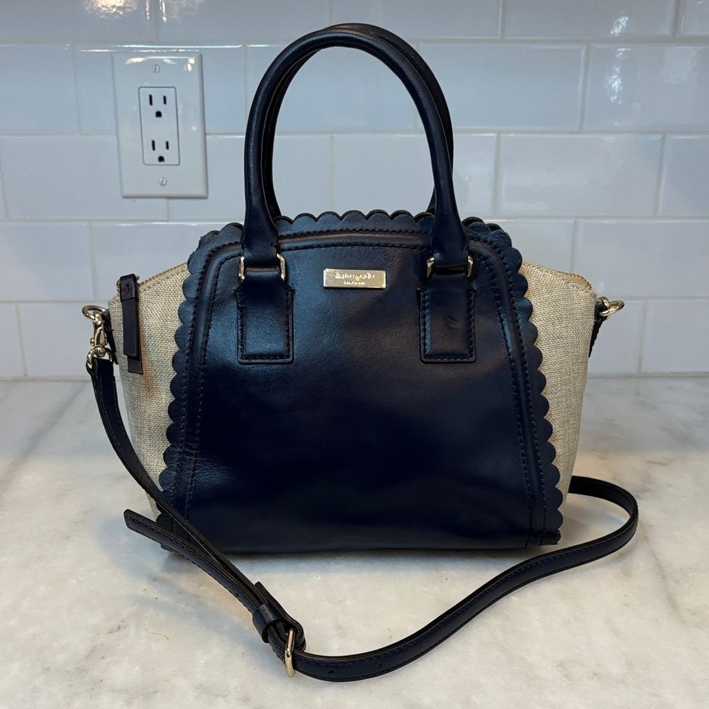 Kate Spade Bag Purse Handbag Leather Lilac Road Marguerite Convertible Satchel